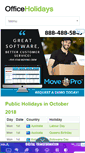 Mobile Screenshot of officeholidays.com